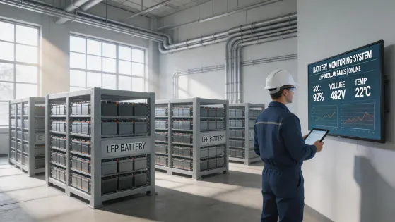 Commercial battery room