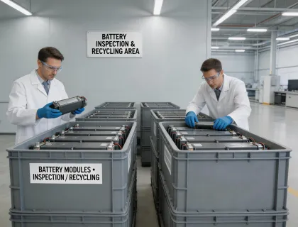 Battery recycling preparation